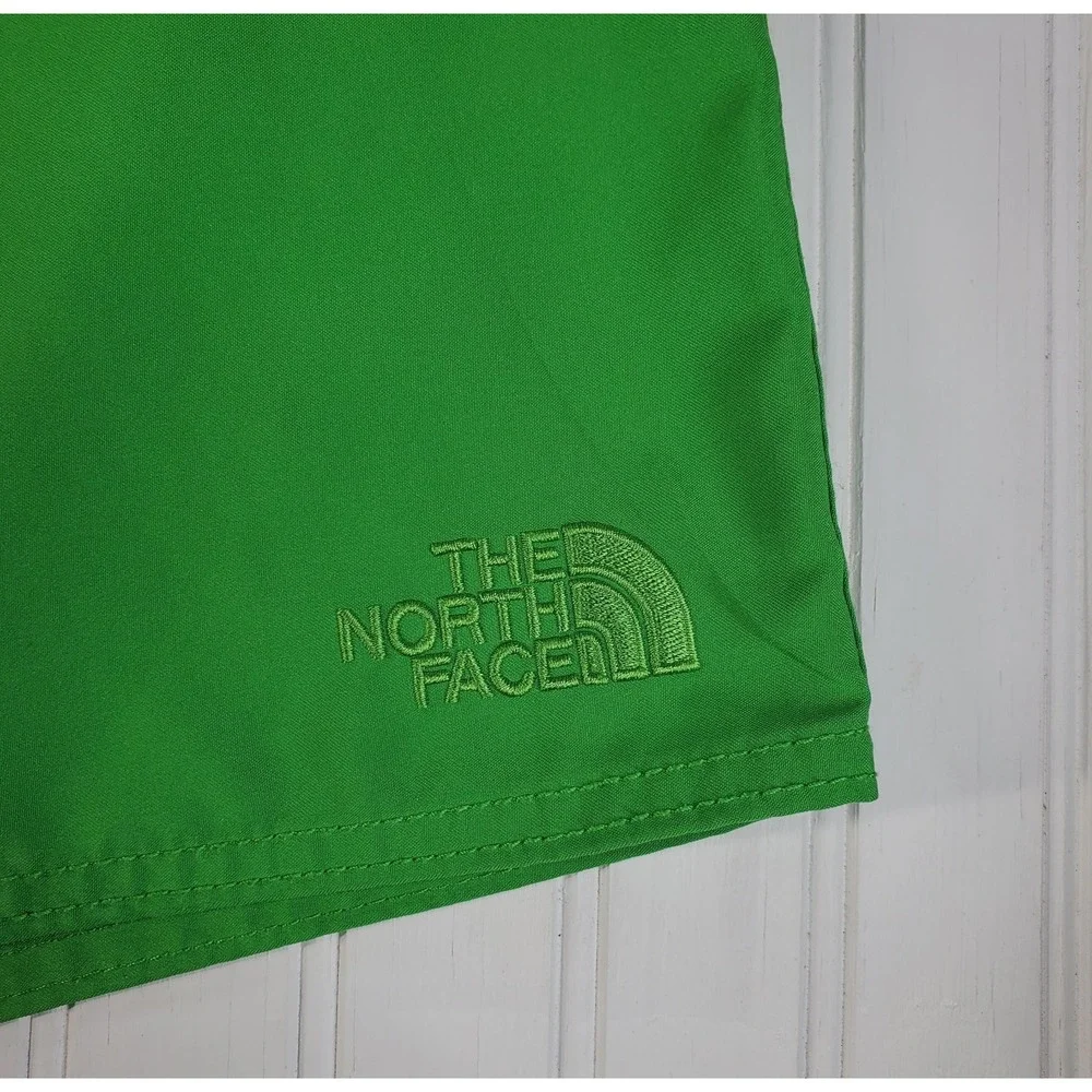 Mens North Face Green Board Shorts Size 38 Swim Trunks Surfer‎ Beach Non Lined
